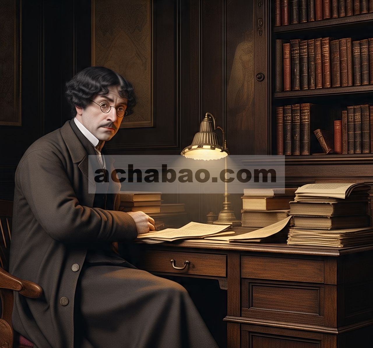 De Quincey yang menyamar sebagai sarjana berwajah Janus dalam Confessions of an English Opium-Eater