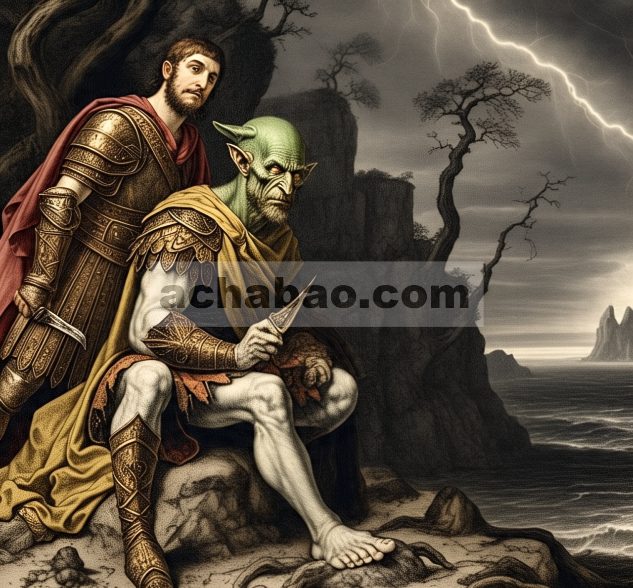 Caliban karya Virgil: Turnus karya Aeneid dalam Tempest karya Shakespeare ☆